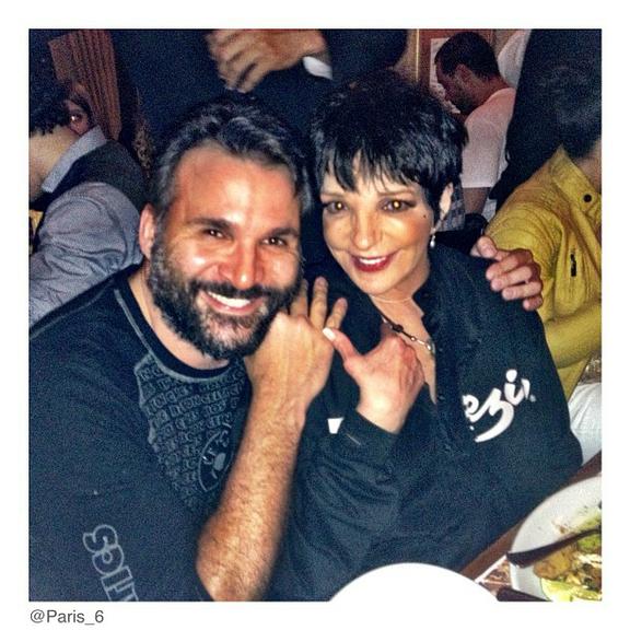 Liza Minnelli e Saulo Vasconcelos