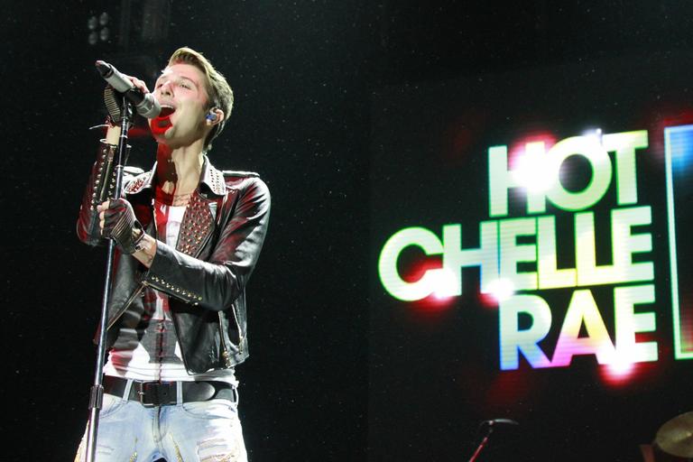 Hot Chelle Rae se apresenta no Rio de Janeiro