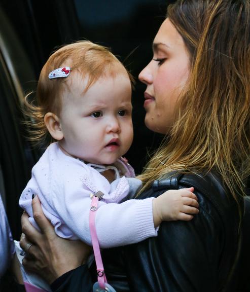 Jessica Alba e sua pequena Haven Garner