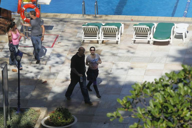 Amy Lee, do Evanescence, em hotel no Rio