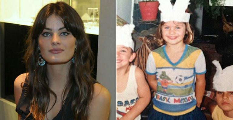 Isabeli Fontana mostra foto de quando era criança