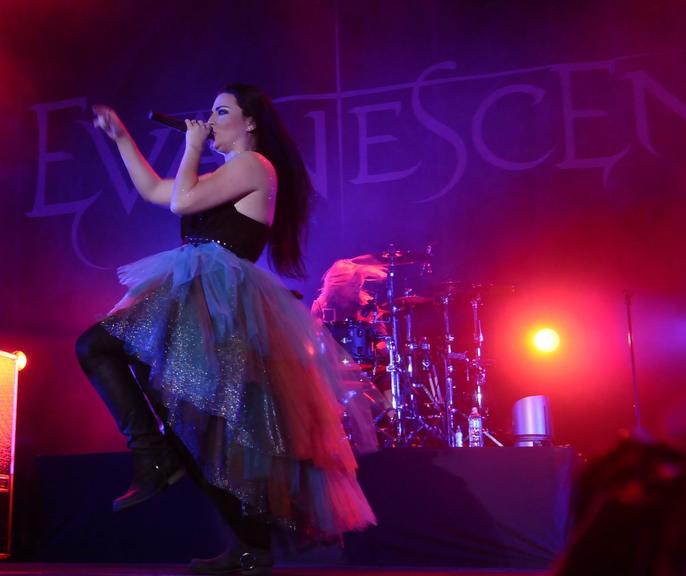 Veja fotos do show do Evanescence em São Paulo