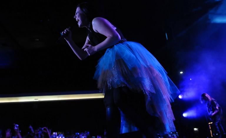 Veja fotos do show do Evanescence em São Paulo