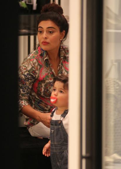 Juliana Paes com o filho, o fofo Pedro