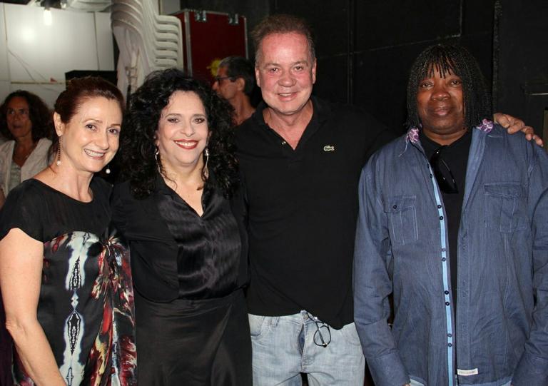 Zezé Polessa, Gal Costa, Luiz Fernando Guimarães e Milton Nascimento