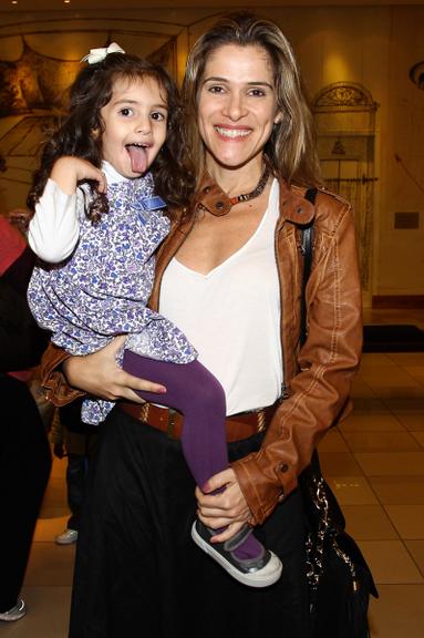 Ingrid Guimarães com Clara, sua filha com Renê Machado