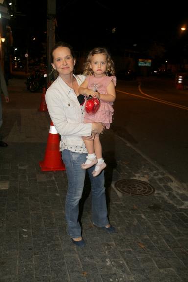 Fernanda Rodrigues e a filha, Maria Luiza