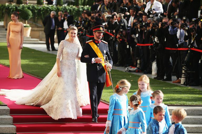 Cerimônia religiosa do casamento do grã-duque herdeiro de Luxemburgo, William, com  condessa belga Stéphanie de Lannoy