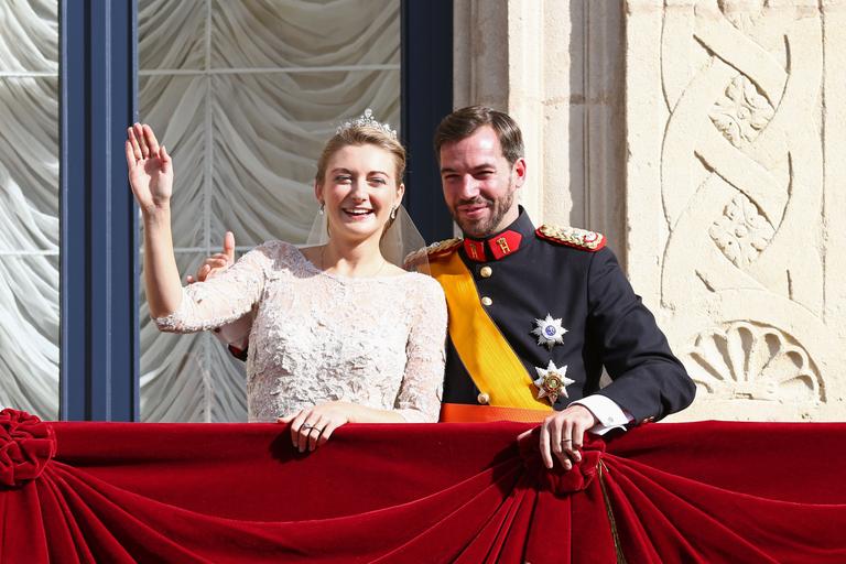 Cerimônia religiosa do casamento do grã-duque herdeiro de Luxemburgo, William, com  condessa belga Stéphanie de Lannoy