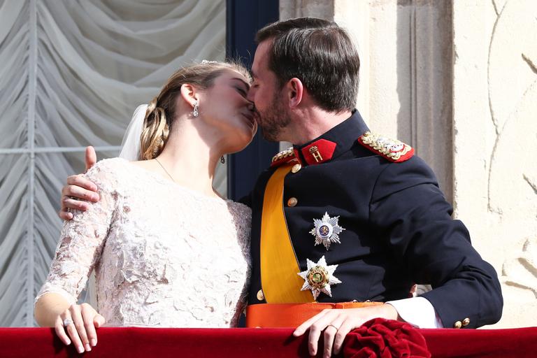 Cerimônia religiosa do casamento do grã-duque herdeiro de Luxemburgo, William, com  condessa belga Stéphanie de Lannoy