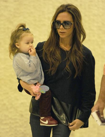 Harper e Victoria Beckham