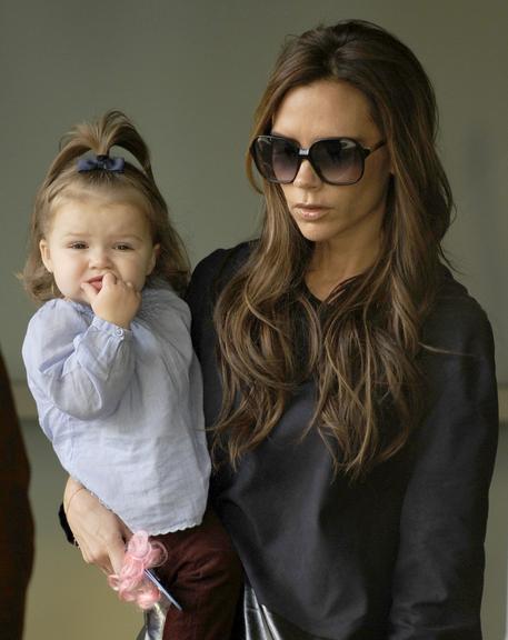 Harper e Victoria Beckham