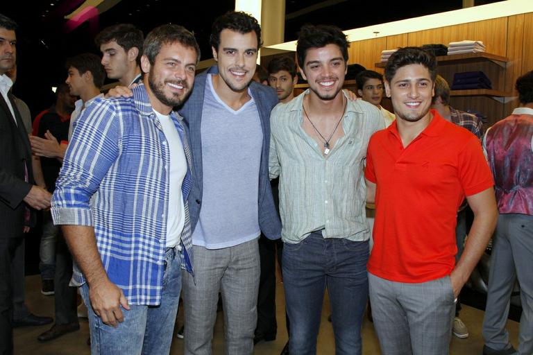 Luigi Baricelli, Joaquim Lopes, Rodrigo Simas e Daniel Rocha