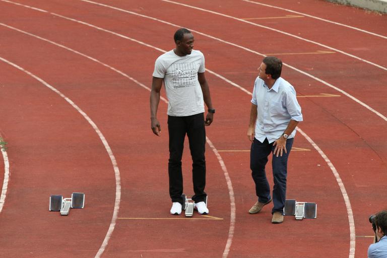 Usain Bolt e Eduardo Paes