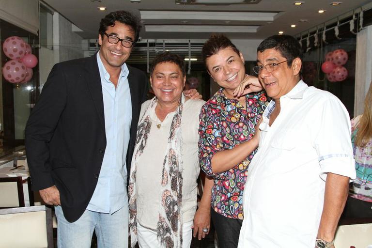 Luciano Szafir, Glaycon Muniz, David Brazil e Zeca Pagodinho