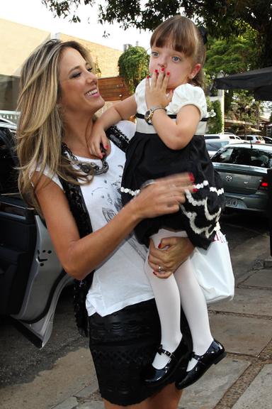 Ticiane Pinheiro e a pequena Rafaella Justus, sua filha com Roberto Justus