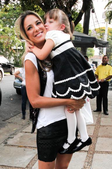 Ticiane Pinheiro e a pequena Rafaella Justus, sua filha com Roberto Justus