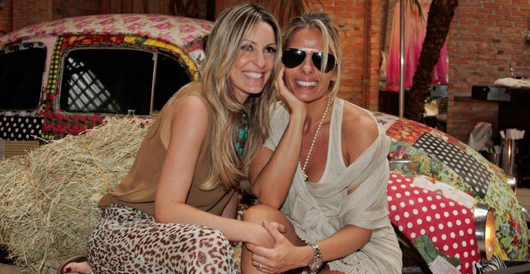 Adriane Galisteu e Carolina Faggion