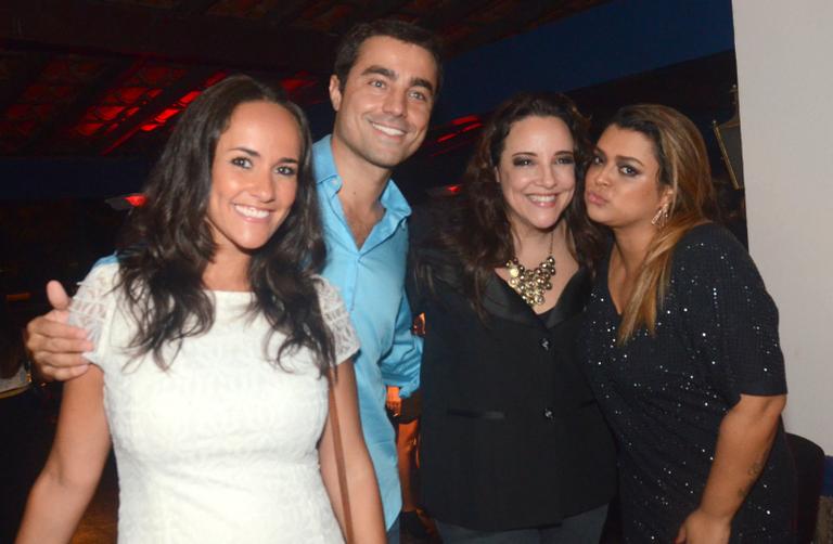 Francisca Pinto, Ricardo Pereira, Ana Carolina e Preta Gil