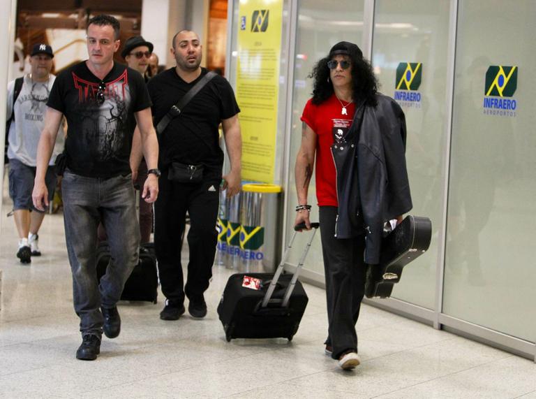 Slash no Aeroporto Santos Dumont, no Rio de Janeiro, neste sábado, 3