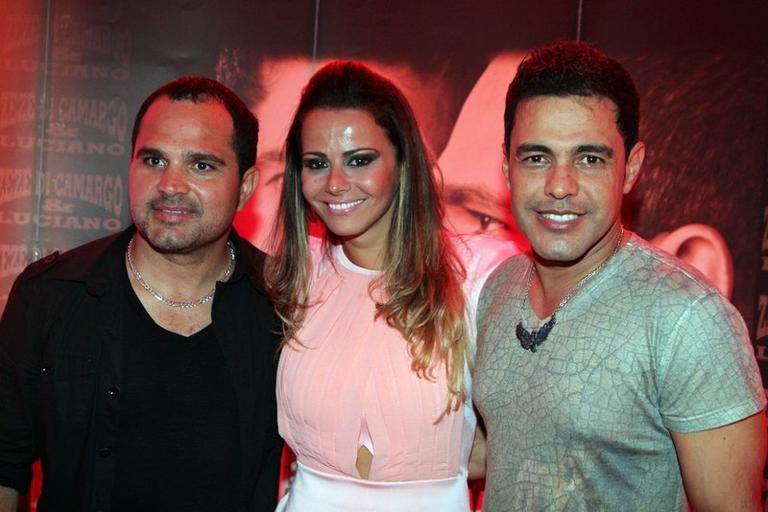 Luciano, Viviane Araújo e Zezé Di Camargo