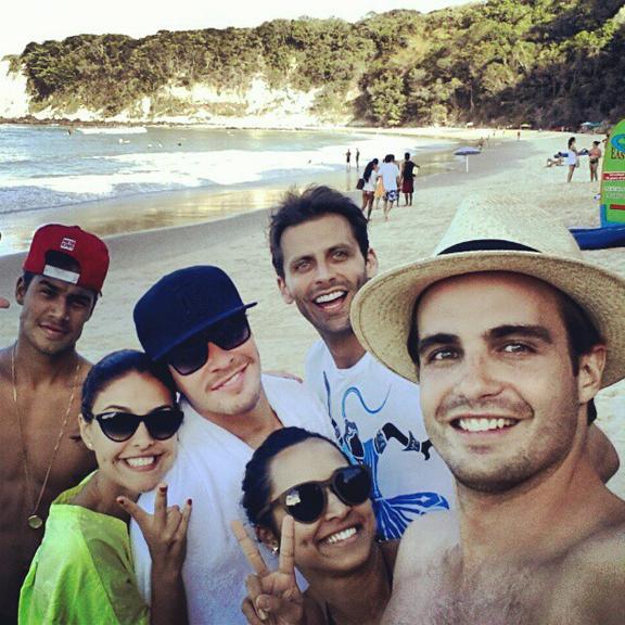 Micael, Paloma, Thiago, Henri, Amanda e Max