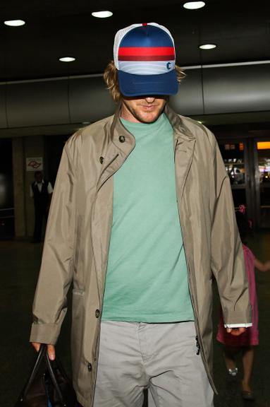 Owen Wilson desembarcando em São Paulo