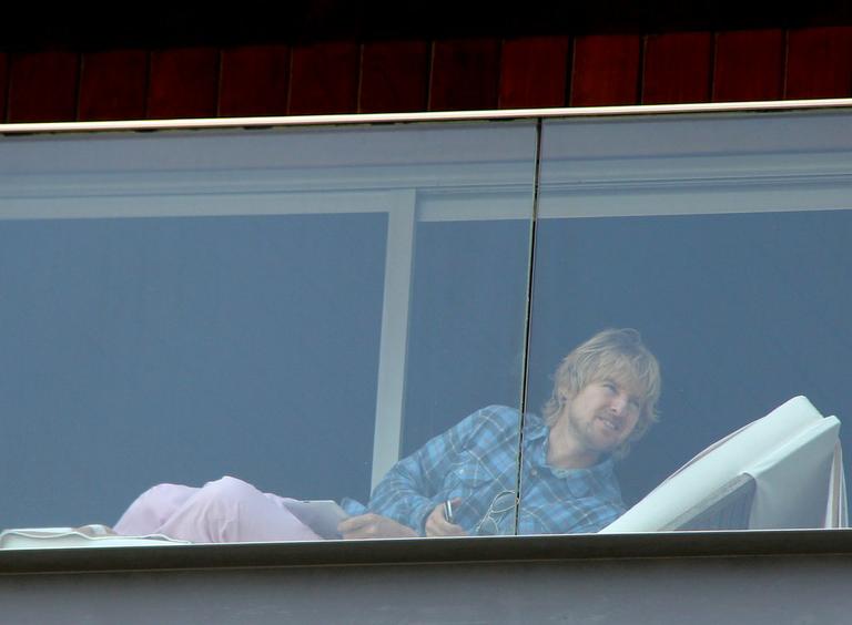 Owen Wilson em hotel no Rio de Janeiro