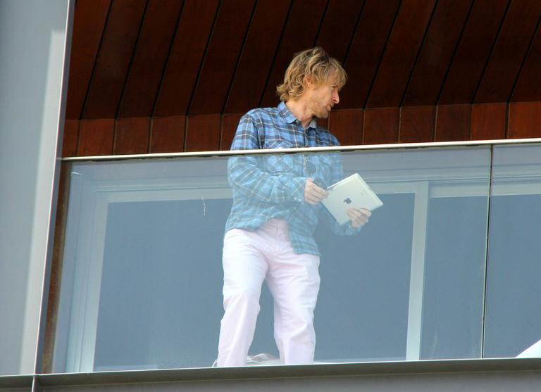 Owen Wilson em hotel no Rio de Janeiro