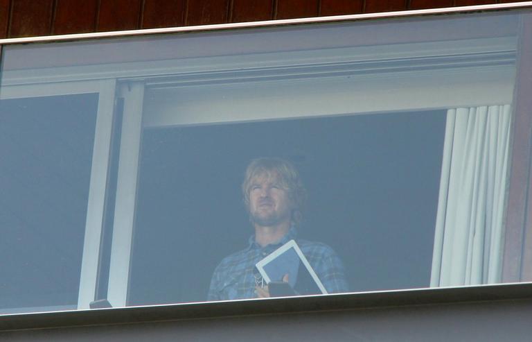 Owen Wilson em hotel no Rio de Janeiro