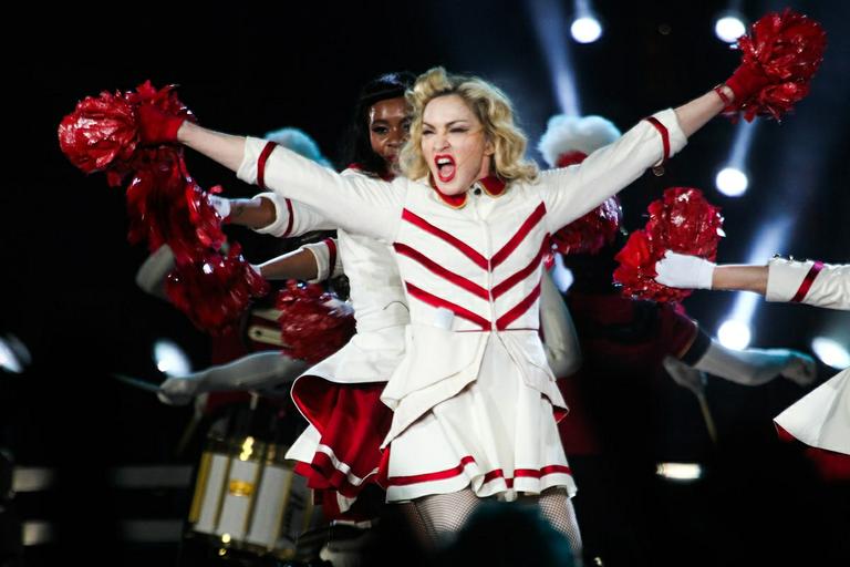 Madonna apresenta a turnê MDNA no estádio do Morumbi, em São Paulo