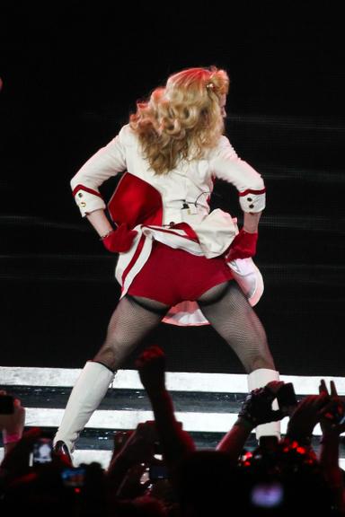 Madonna apresenta a turnê MDNA no estádio do Morumbi, em São Paulo