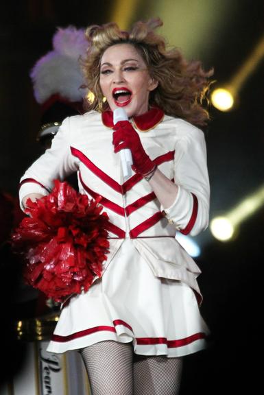 Madonna apresenta a turnê MDNA no estádio do Morumbi, em São Paulo