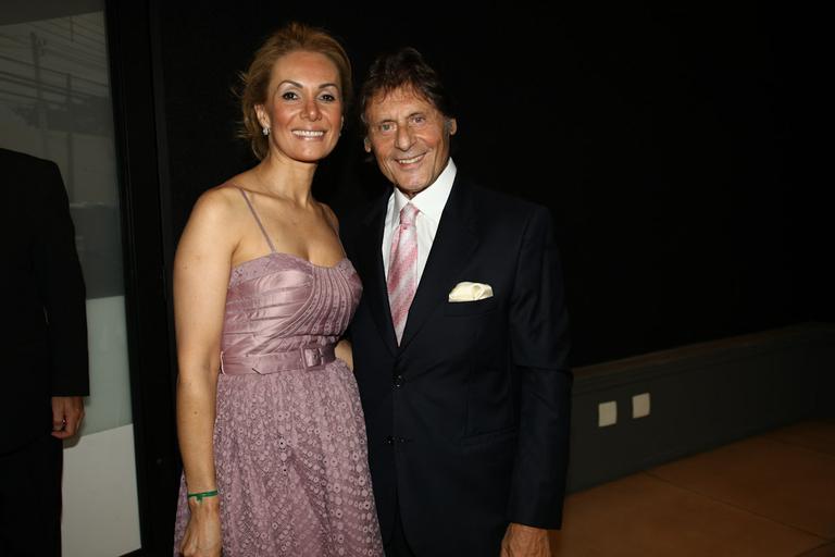 Giancarlo Bolla com a mulher, Gisele Bolla