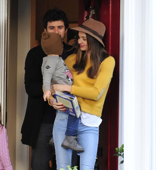 Miranda Kerr, Orlando Bloom e Flynn