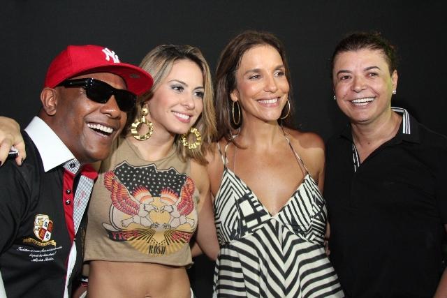 Famosos em show com participação da Ivete Sangalo