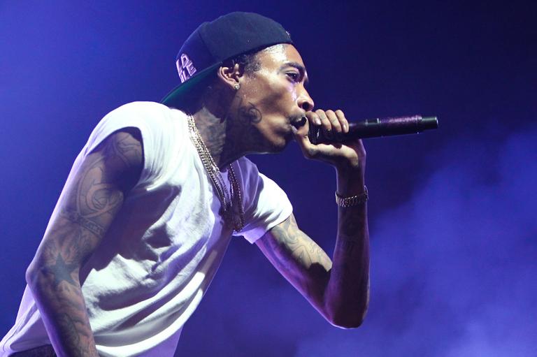 O rapper Wiz Khalifa se apresenta em São Paulo