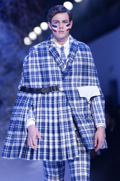 Grife Moncler Gamme Bleu na Semana de Moda Masculina de Milão