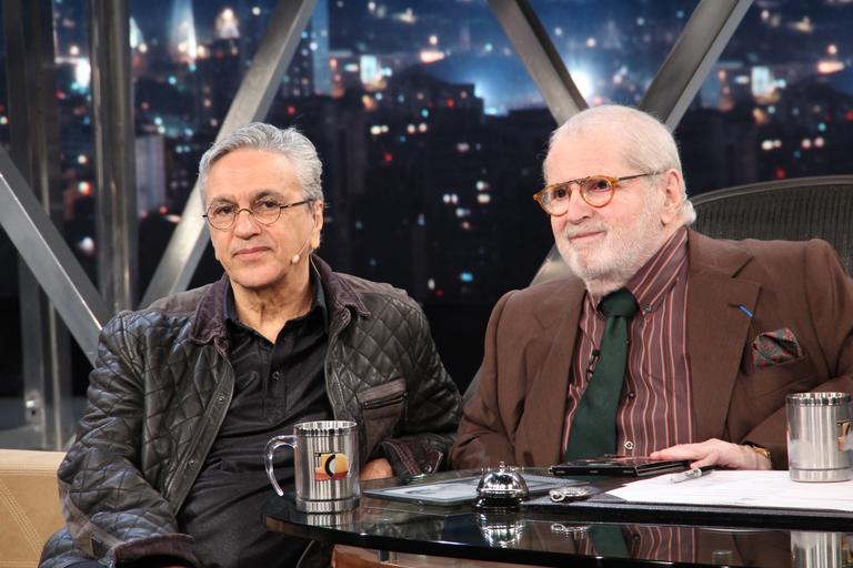 Jô Soares e Caetano Veloso