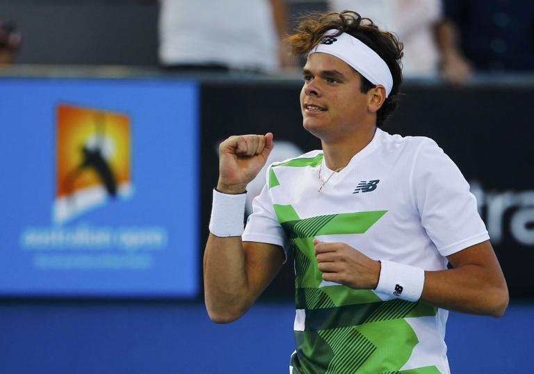 O canadense Milos Raonic