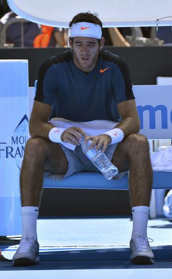 O argentino Juan Martin del Potro