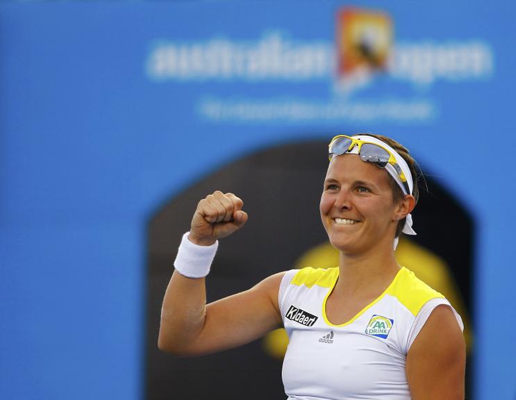 A belga Kirsten Flipkens