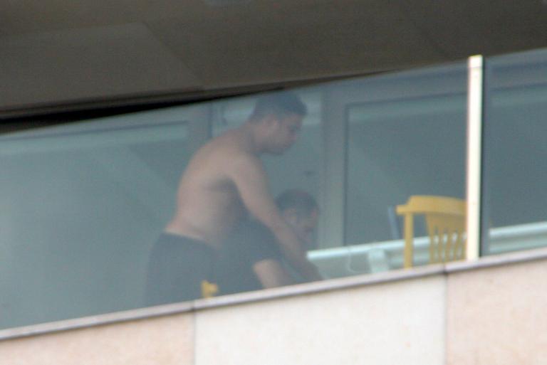 Ronaldo em sua cobertura no Leblon, no Rio de Janeiro