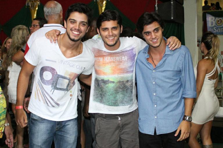 Beto Simas, Rodrigo Simas, Bruno Gissoni e Felipe Simas