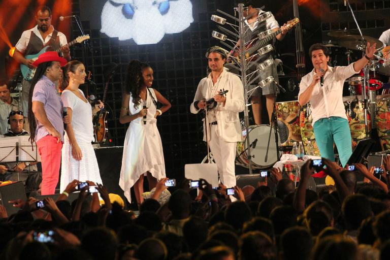 Carlinhos Brown, Ivete Sangalo, Quesia Luz e Daniel