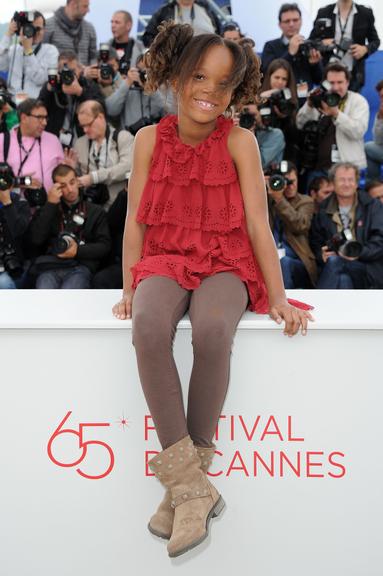 Quvenzhané Wallis, indicada a Melhor Atriz no Oscar 2013 com apenas 9 anos de idade