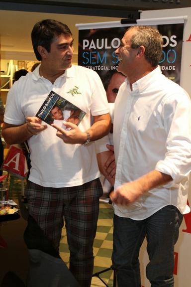 Zeca Camargo com Paulo Barros