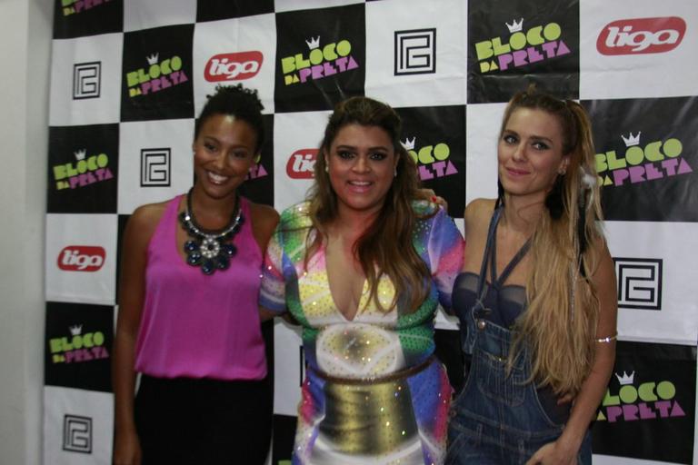 Sheron Menezzes, Preta Gil e Carolina Dieckmann