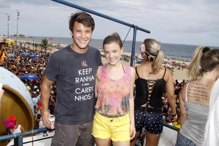 Alice Wegmann e o irmão, Marcos Wegmann