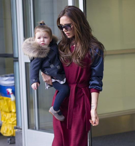 Victoria Beckham e a filha, Harper